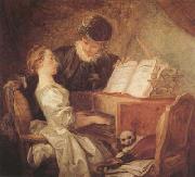 Jean Honore Fragonard The Music Lesson (mk08) Spain oil painting artist